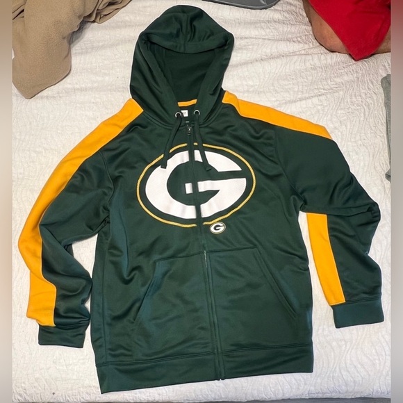 Fanatics Other - 🏈 NFL GREEN BAY PACKERS Defender FULL-ZIP JACKET/HOODIE 🏈 Size Medium